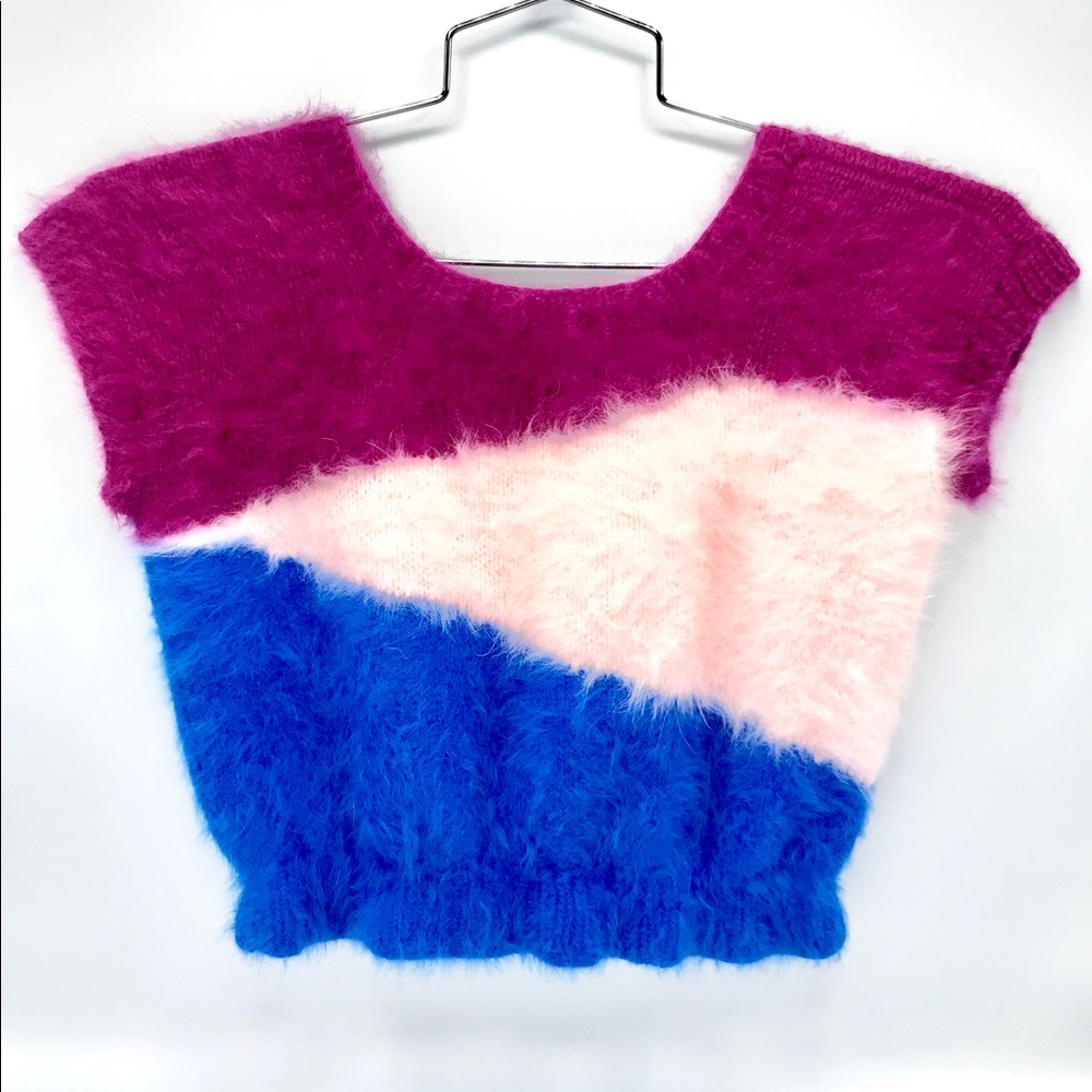 Vintage Hand Knit Midriff Sweater